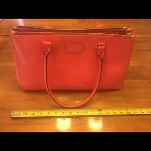 Kate Spade handbag in a gorgeous coral color.